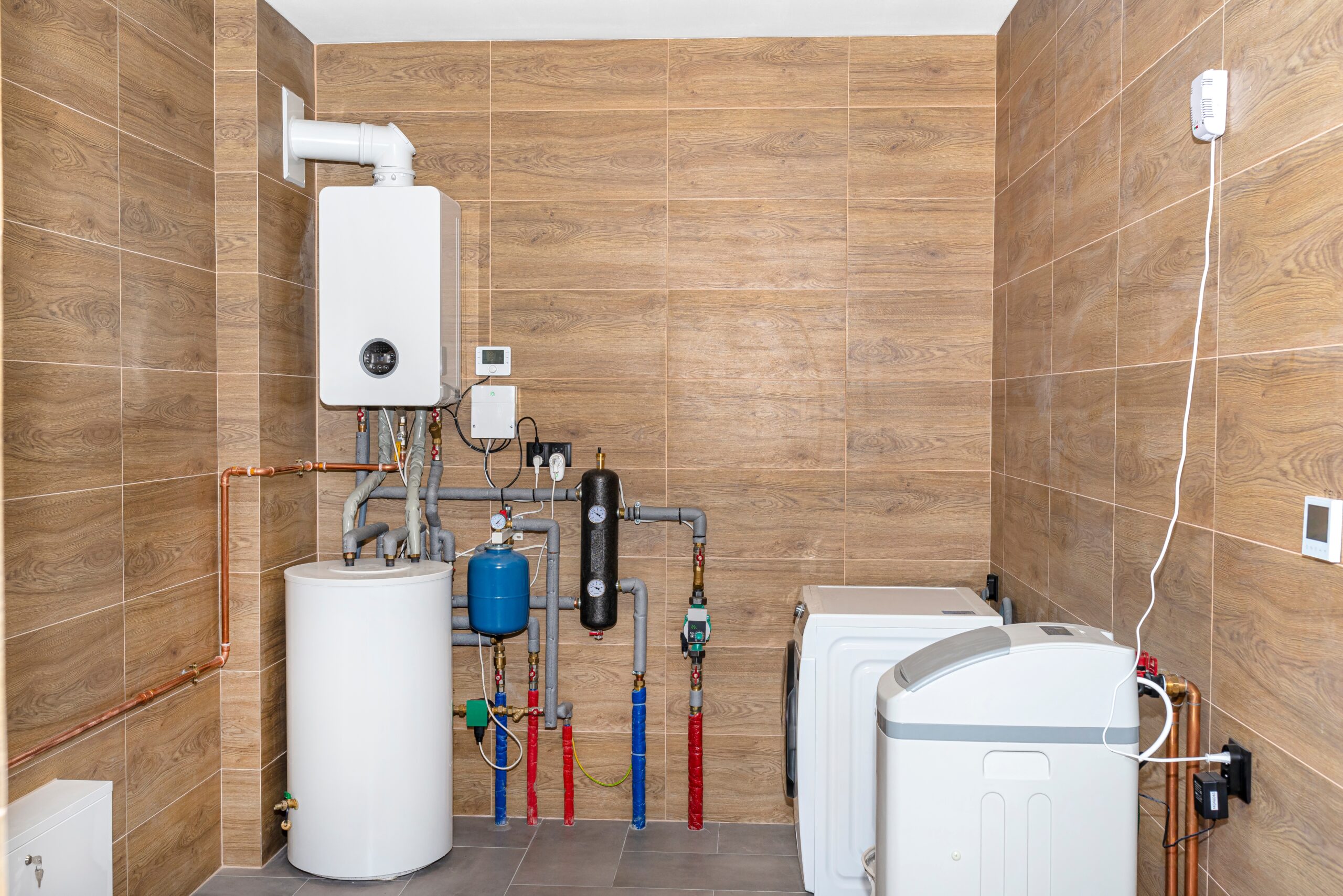 Modern home boiler and water heating system
